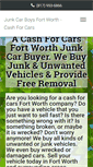 Mobile Screenshot of junkcarboysfortworthtx.com